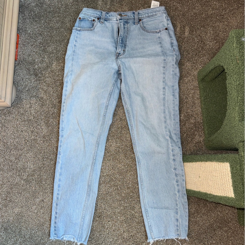 Abercrombie & Fitch Light Blue Straight Leg Jeans